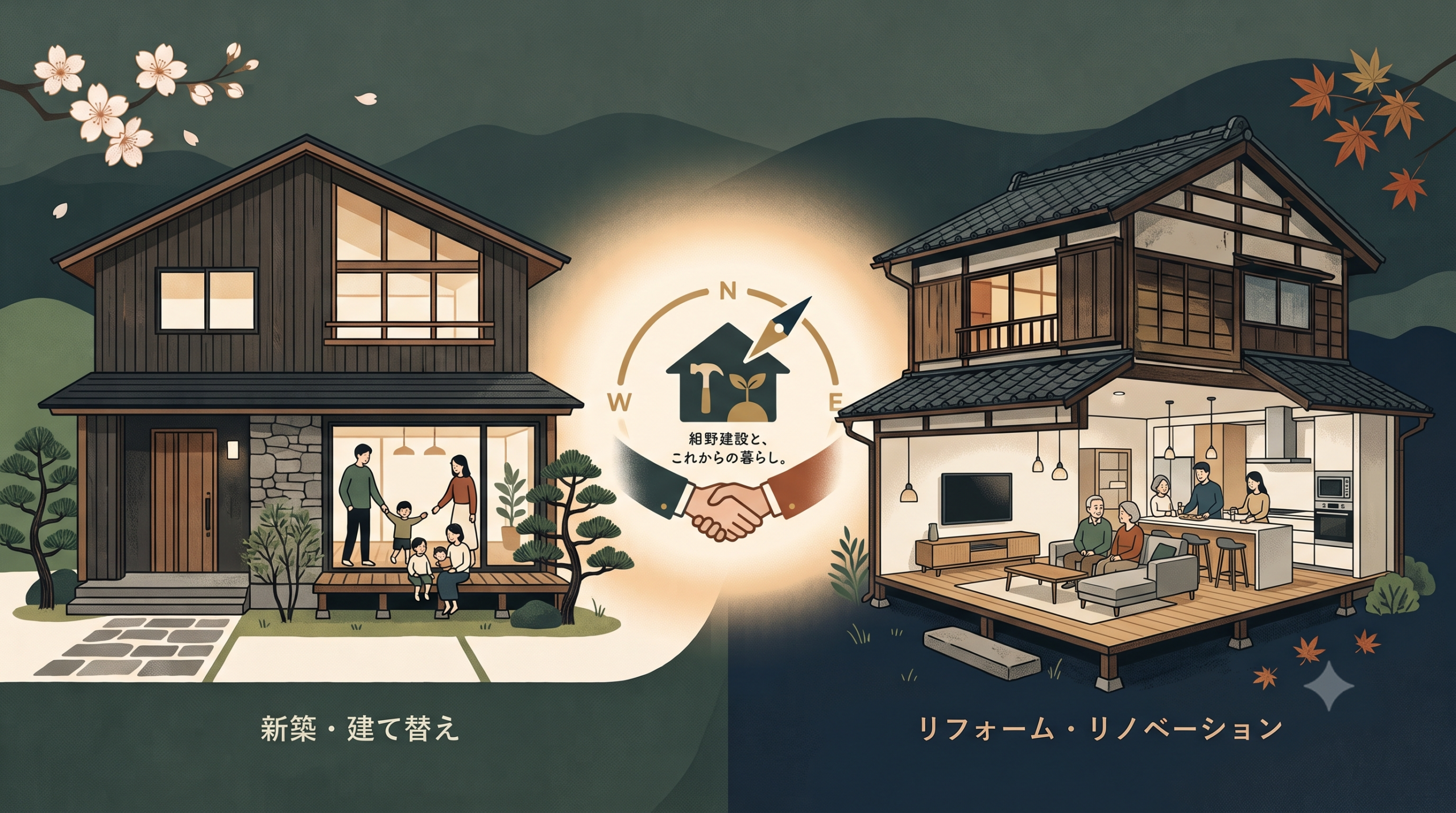 新築かリフォームか迷ったら　～長年住んだ家をどうするか、一緒に考えてみませんか～